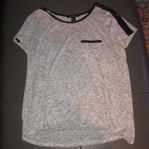 Gray casual T shirt
